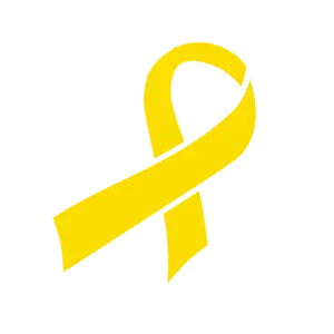 Yellow ribbon for suicide prevention awareness