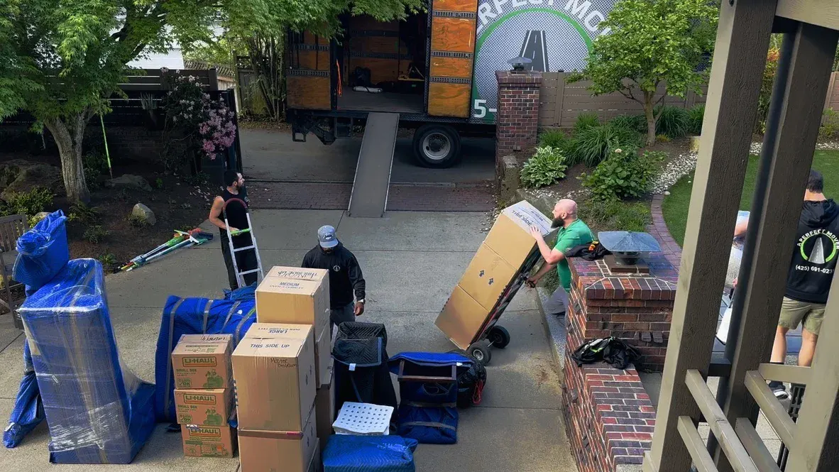 A Perfect Mover crew handling a residential move