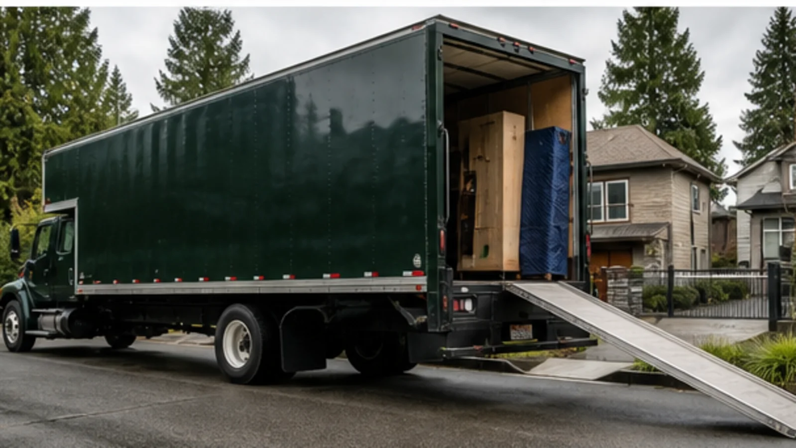 A Perfect Mover moving truck ready for a longer move